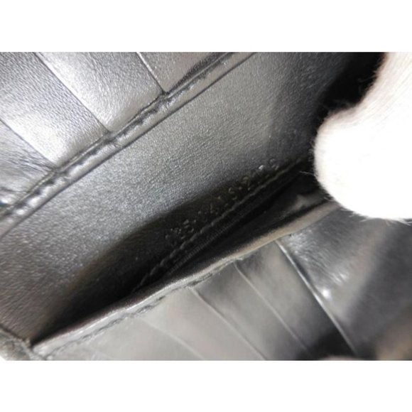 Gucci Black G Logo Print Canvas Bi-fold Snap - Picture 10 of 12